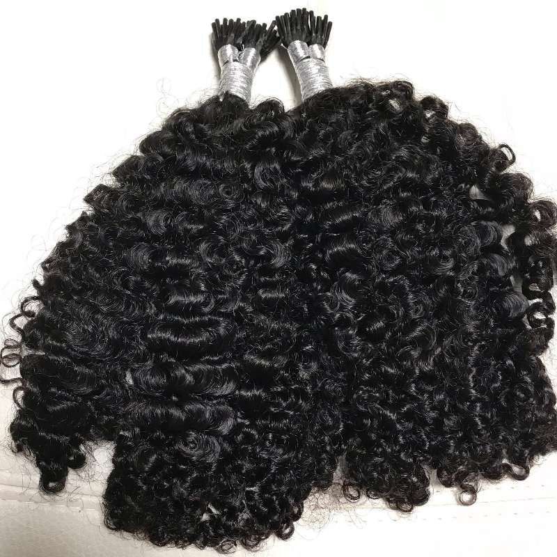 keratin kinky afro - dark brown - pack of 100 locks