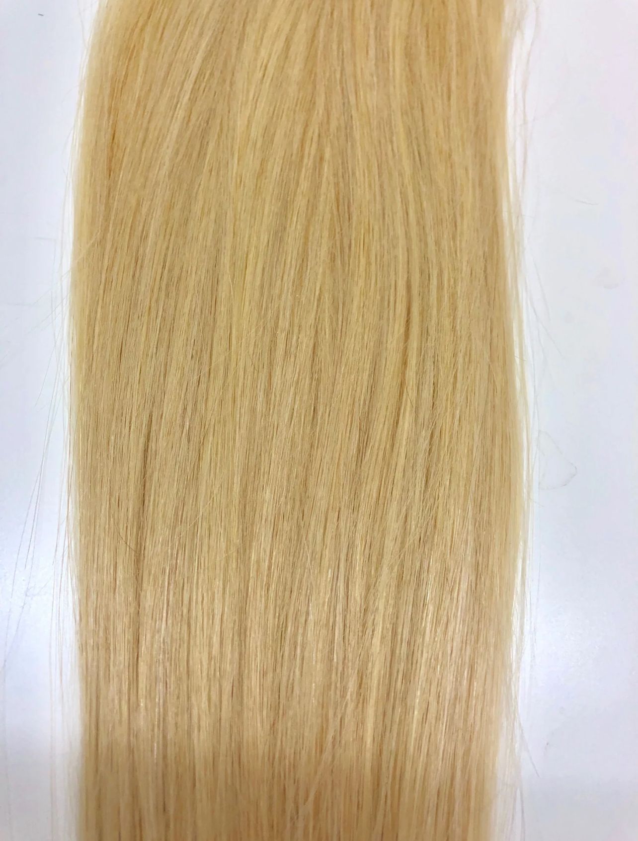 Cinta adhesiva de doble cara lisa - Rubio Platino - Recta