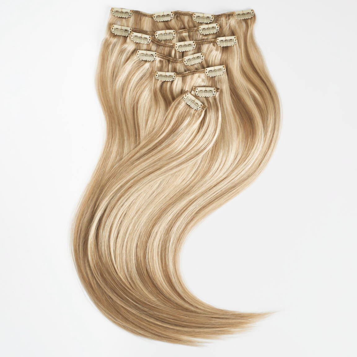 Pinza lisa - mechas rubias - SET DE 6 BANDAS