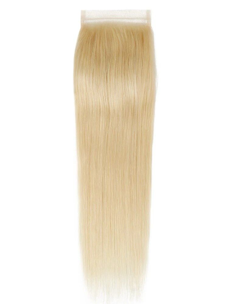 Cierre de cordones - rubio platino liso