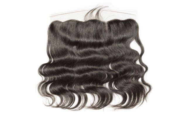 Lace front - dark brown wavy